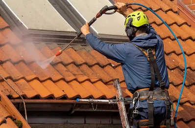 Démoussage et hydrofuge de toiture à Voisines
